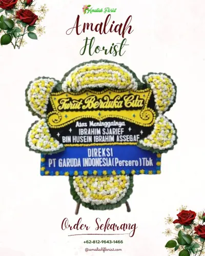 Papan Bunga Duka di Cijati